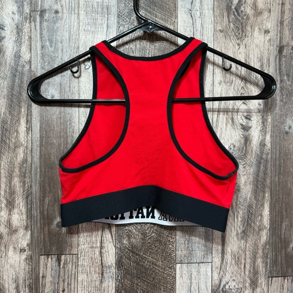 Victoria’s Secret PINK Nation- Red Crop Top- Sz. S - Picture 3 of 5